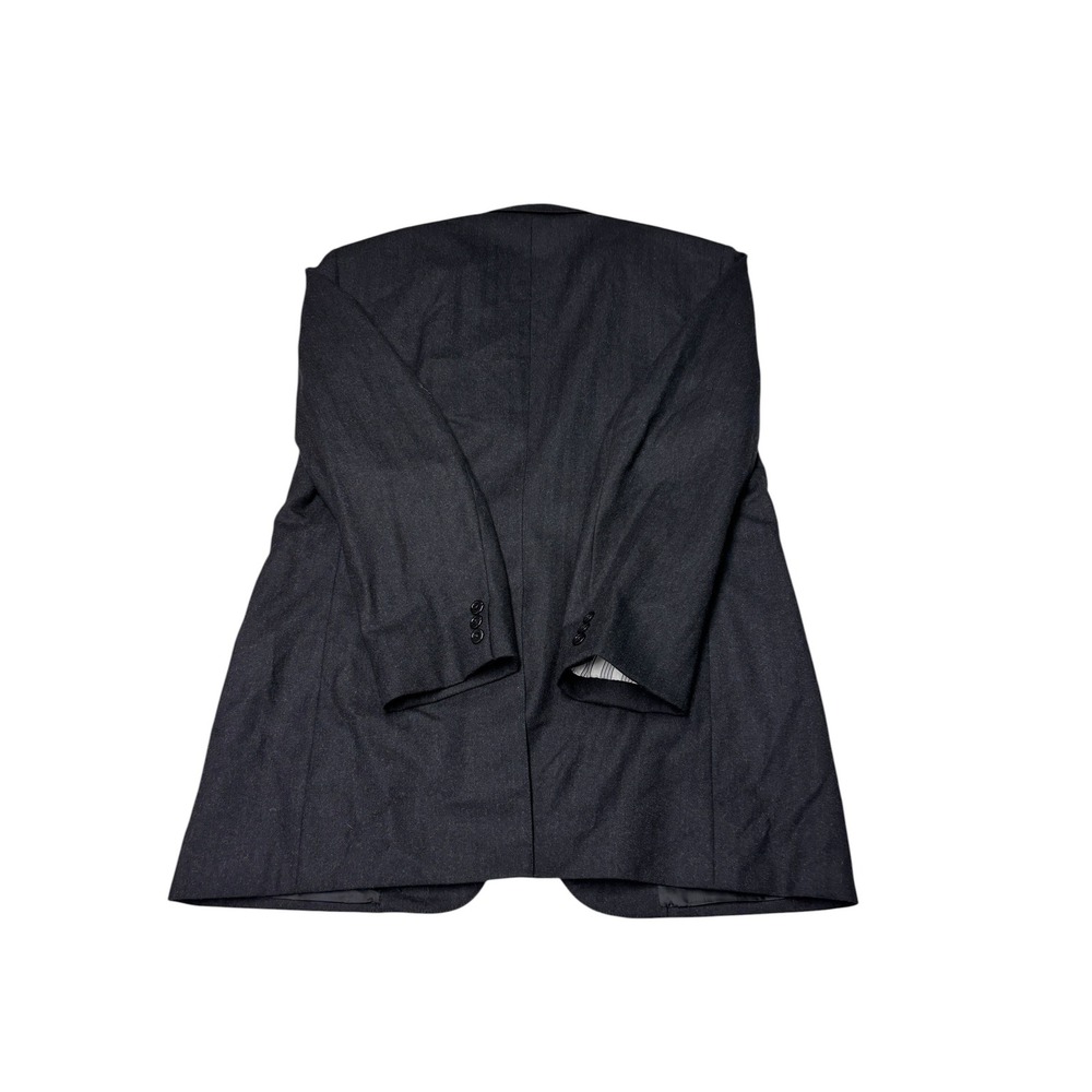 Brooks Brothers Makers Brooksease Blazer Mens 41 Reg Charcoal Gray Wool USA Made - Picture 10 of 14